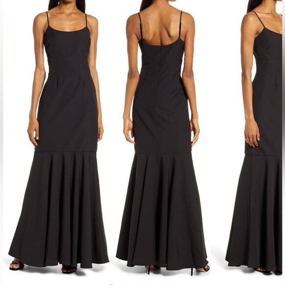 Wayf Genevieve Camisole Gown Black Size XS‎ - Picture 1 of 8